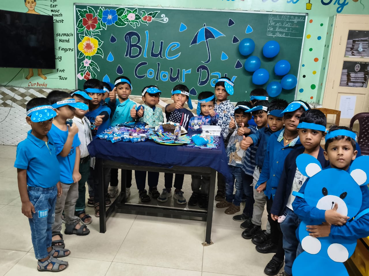 BLUE DAY CELEBRATIONS BY PRE-PRIMARY